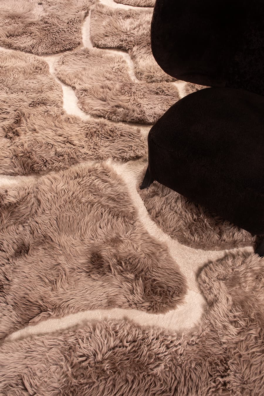 Shearling Rug Pattern Luxury Handmade Rug – Custom High-Pile Shearling by Homelosophy