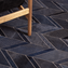 Special Herringbone – Handcrafted Designer Cowhide Rug