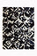 Squares – Black and White Patagonian Cowhide Rug with Geometric Stitching