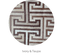 T Model – Maze-Inspired Cowhide Patch Rug