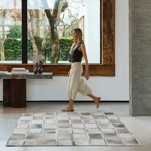 Windows Hair on Hide Custom Rug