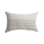 Blue Striped Lumbar Pillow