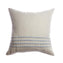 Blue Striped Lumbar Pillow