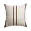 Border Brown Stripes Square Pillow