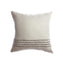 Brown Striped Square Pillow