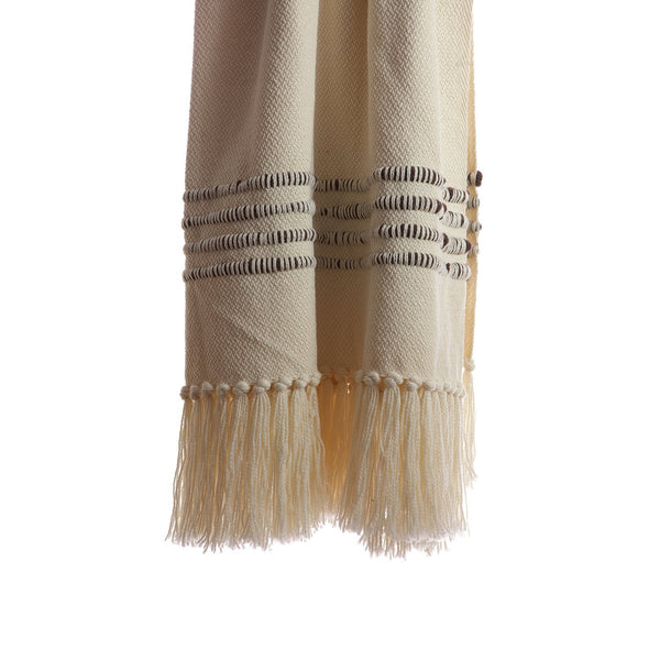 Decorative Throw Brown Striped Throw Blanket Homelosophy