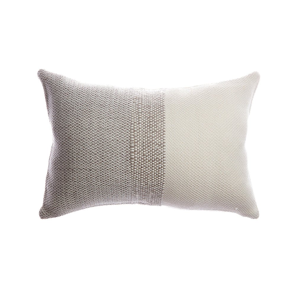 Cerro Grey Throw Pillow – Handwoven Wool from Patagonia | Homelosophy