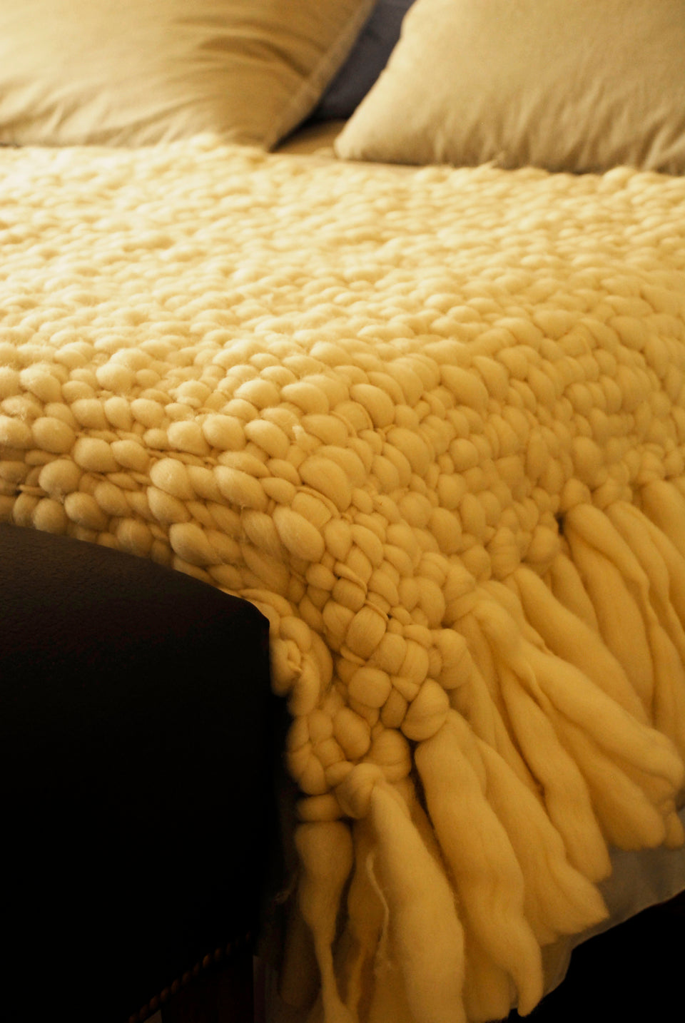Clouds Chunky Knit Throw Blanket