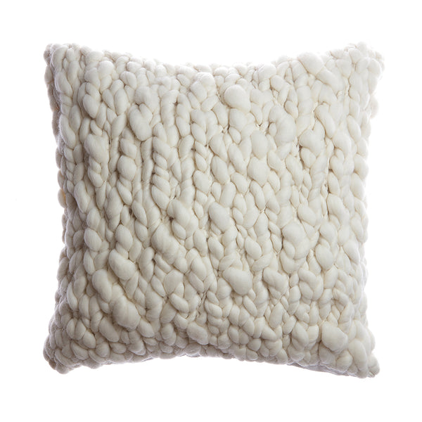 Clouds Chunky Knit Throw Pillow