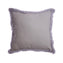 Grey Trim Rabbit Lumbar Pillow