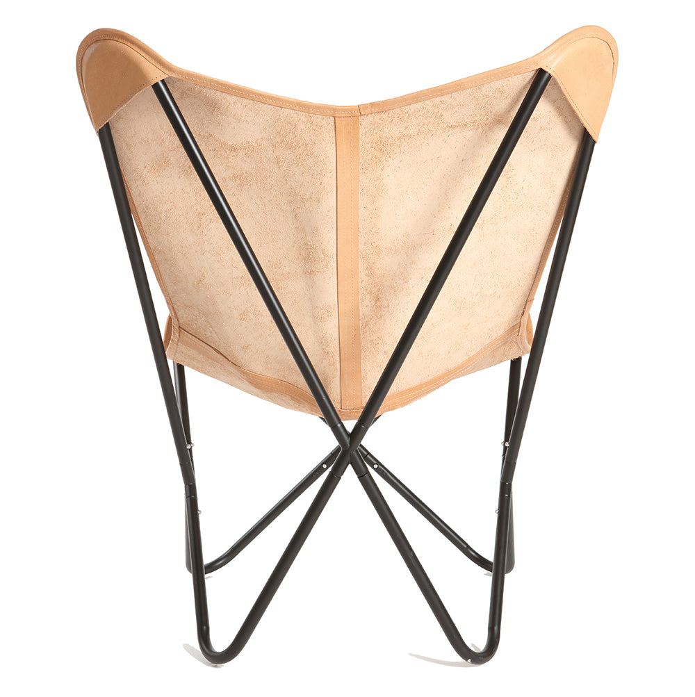 BIRCH - Leather Butterfly Chair