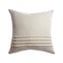 Ivory Striped Square Pillow