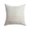 Ivory Striped Lumbar Pillow
