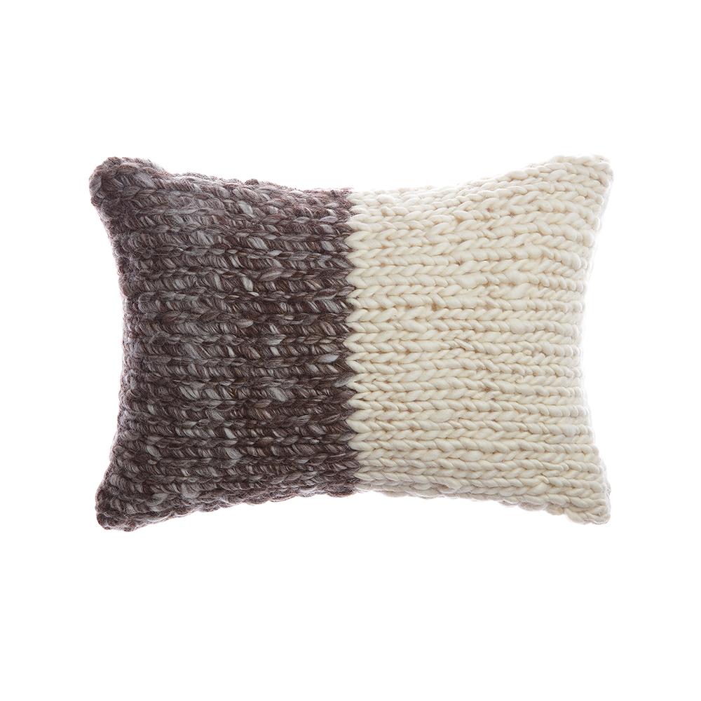 Jersey Cable Knit Throw Pillow