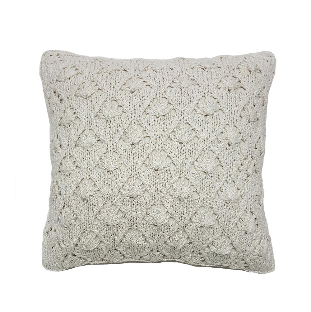 Palms Crochet Cotton Pillow