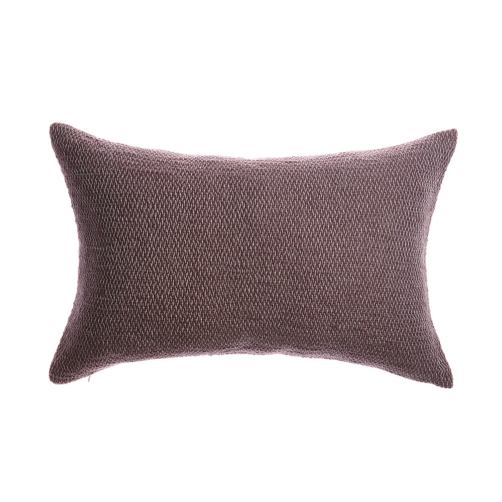 Rustic Cotton Choco Lumbar Pillow