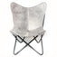 STONE - Hair on Hide Butterfly Chair