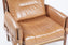 Safari Leather Lounge Chair - Sunset