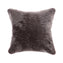 Shearling Charcoal Melange Lumbar Pillow