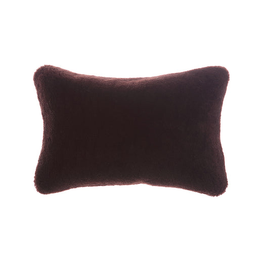 Shearling Expresso Lumbar Pillow