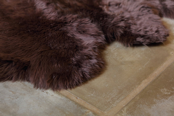 Sheepskin Runner Fur Rug - White - Premium Patagonian Longwool Rug –  Homelosophy