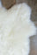 Six Piece Sheepskin Fur Rug - White (4.7´ x  6.4´ )