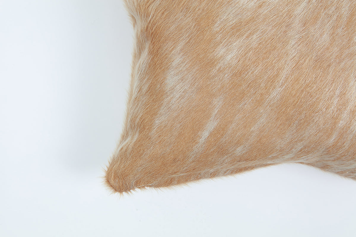 Soft Maple Cowhide Pillow