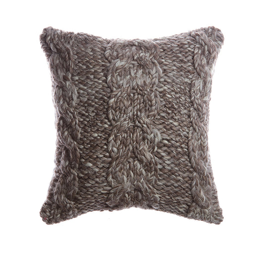 Melange Trenzas Wool Square Pillow