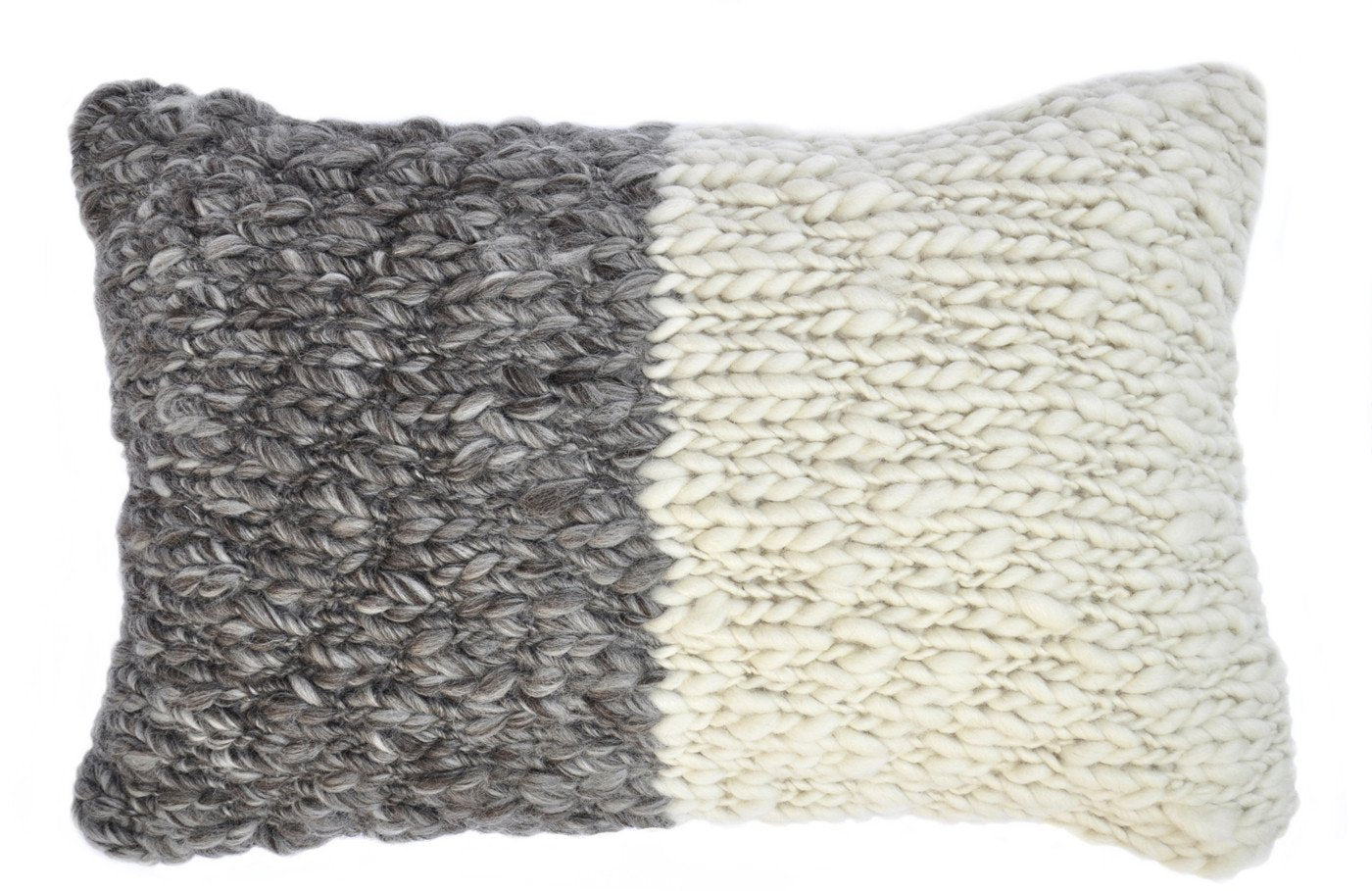 Jersey Cable Knit Throw Pillow