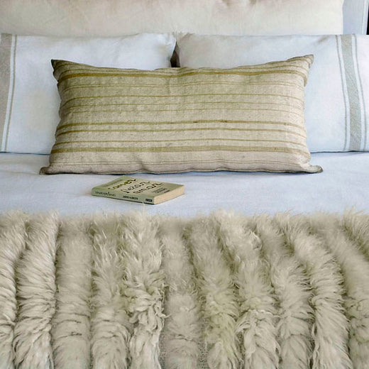 Sheepskin Blanket - Full Stripes