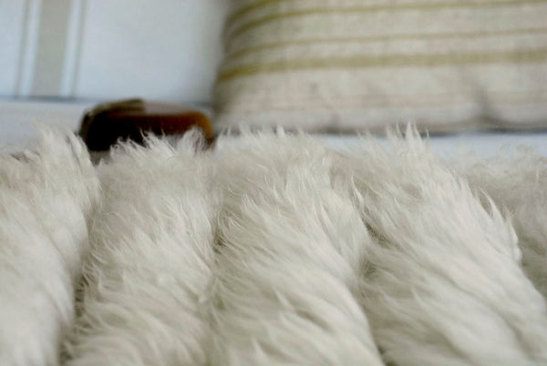 Llama fur store blanket