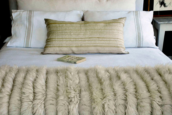 Buy Decorative Designer Sheepskin Blanket Online Homelosophy