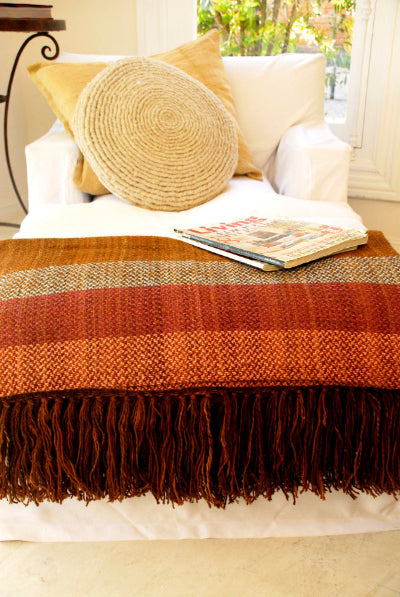 Orange fall on sale throw blanket