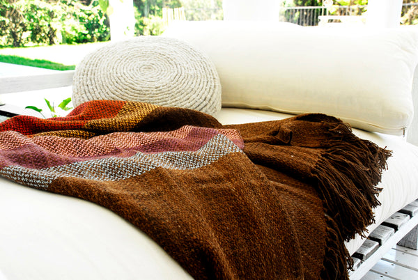 Wool Blanket Throw Brown Throw Blanket Homelosophy
