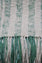 Green Stripes Rustic Cotton Throw Blanket