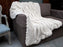 Shabby Chic Throw - Cable Knit Throw